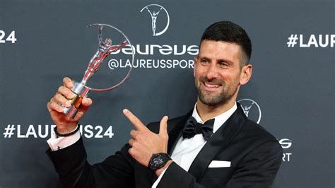 Novak Djokovic le ganó a Lionel Messi el Premio Laureus 2024 al mejor