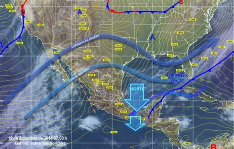 Frente Frío 21 Ocasionará Lluvias Torrenciales En El Sur Del País El