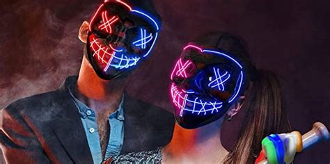 Top 5 Light-Up LED Halloween Masks - Nerd Techy