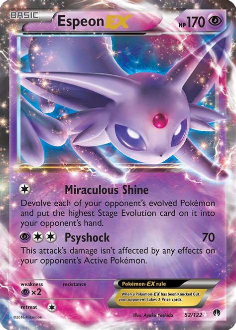 Espeon EX XY BREAKpoint Pokemon