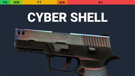 P250 Cyber Shell Skin Float And Wear Preview YouTube