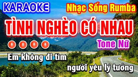 T Nh Ngh O C Nhau Karaoke Rumba Tone N Beat Hay D H T Pvq