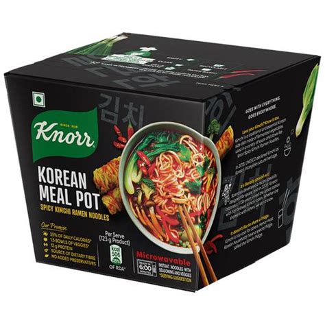 Buy Knorr Korean Meal Pot Spicy Kimchi Ramen Noodles Online At Best