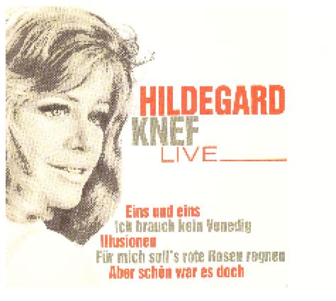 Live Cd Compilation Von Hildegard Knef