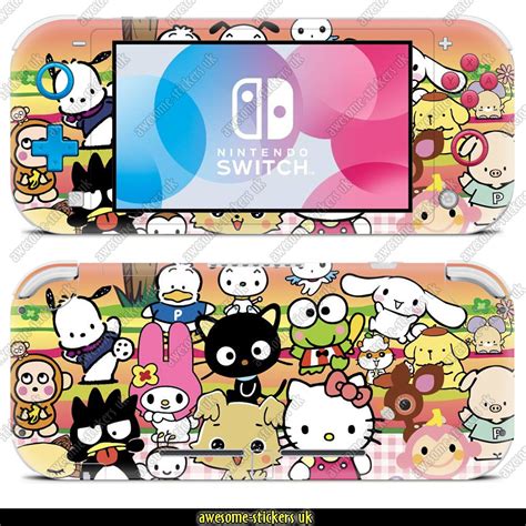 Nintendo Switch LITE skins 407 - HELLO KITTY