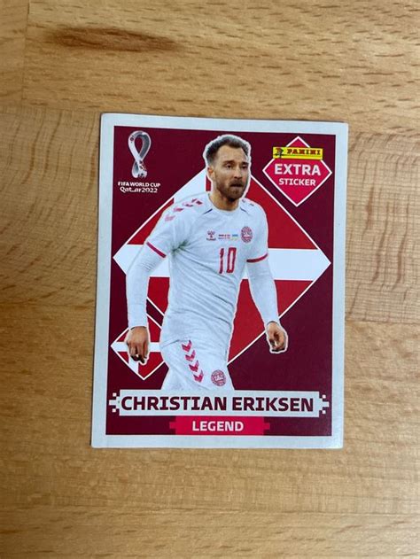 Panini Wm Katar Extra Sticker Christian Eriksen Acheter Sur Ricardo