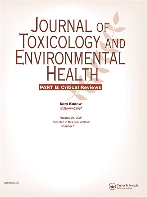 Journal of Toxicology and Environmental Health, Part B: Vol 24, No 1