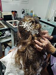 Unicra Accessori Per Capelli Con Fiore Di Vite Perla Decorazioni Fascia