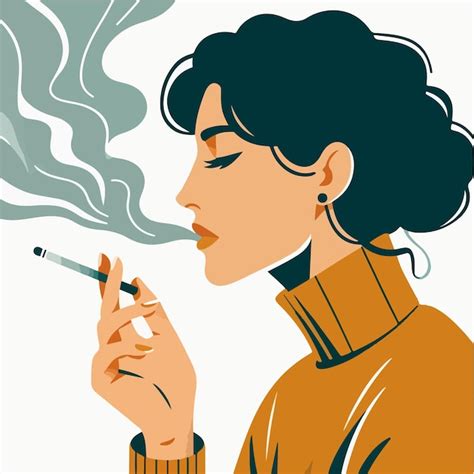 Beautiful Women Smoking Vectors And Illustrations For Free Download Freepik