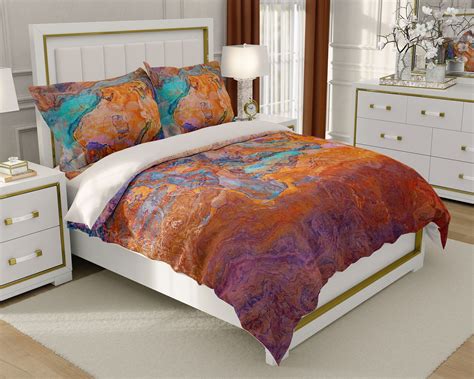 Abstract Art Duvet Cover King Duvet Cover Queen Duvet Cover Etsy