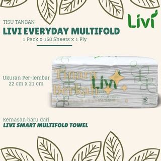 Jual Tissue Livi Smart Multifold Towel Sheet Tisu Tangan Everyday