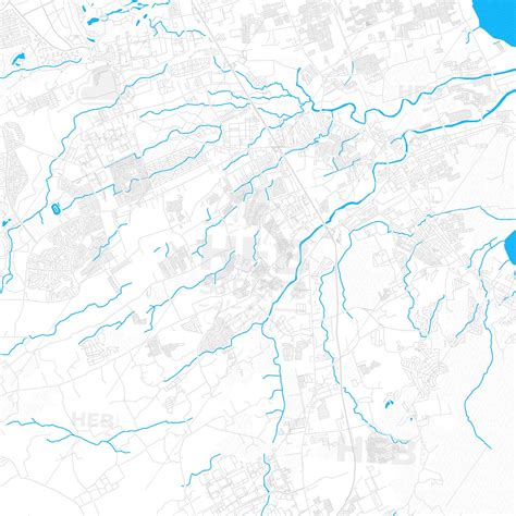 Calamba Philippines Pdf Vector Map With Water In Focus Hebstreits