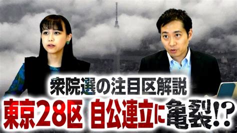 自民・公明の連立に亀裂？衆院選注目選挙区・東京28区を解説！選挙ドットコムちゃんねるまとめ ｜ 日本最大の選挙・政治情報サイトの選挙ドットコム