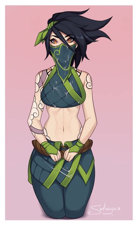 Rule 34 1girls Akali Black Hair Cum Female Female Hair League Of