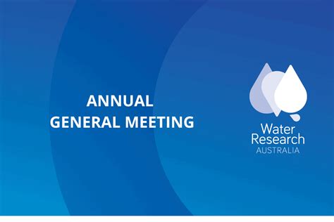 Annual General Meeting 2023 Water Research Australia