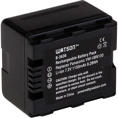 Watson Vw Vbn Lithium Ion Battery Pack V Mah B