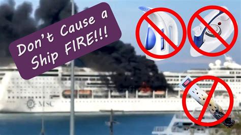 Don T Cause A Fire On A Cruse Ship What Can You Plug Into Cruise Ship