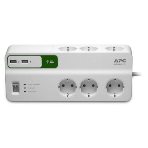 Apc Essential Surgearrest Outlets With V A Port Usb Charger