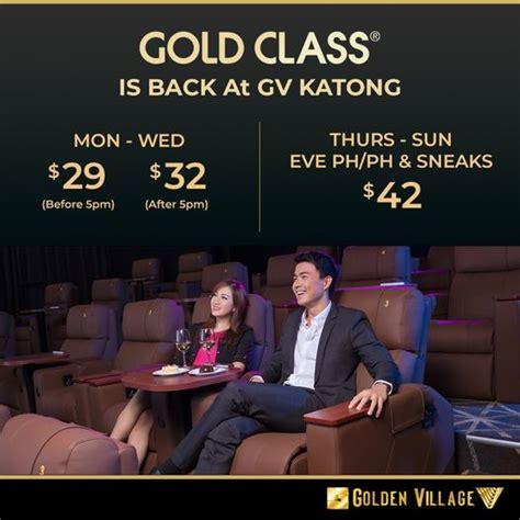 21 Dec 2021 Onward Golden Village Mr Popcorn Gold Class Promotion At