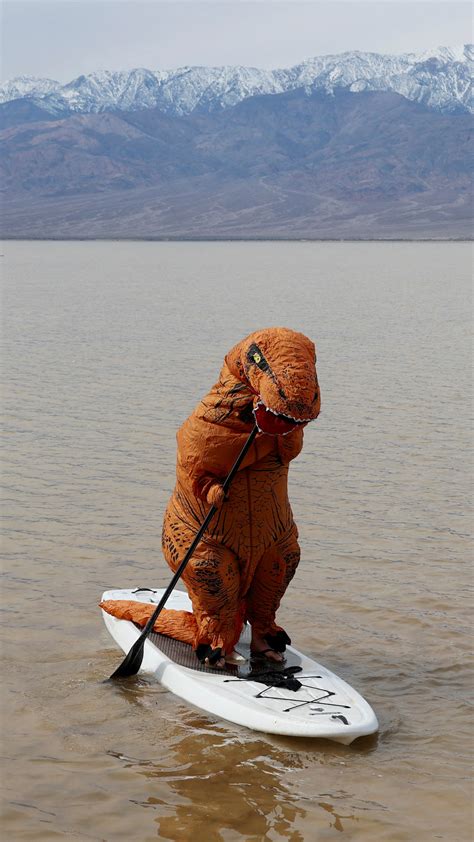 Death Valley lake resurrected after historic rain fall