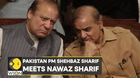 Pakistan Pm Shehbaz Sharif Meets Former Pm Nawaz Sharif In London Latest News Wion Youtube