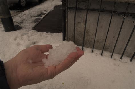 Violenta Grandinata Strade Imbiancate A Pavia Foto E Video