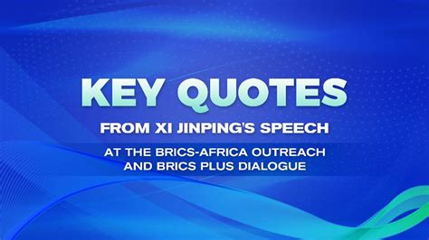 Key Quotes From Xi Jinping S Speech On BRICS Development CGTN