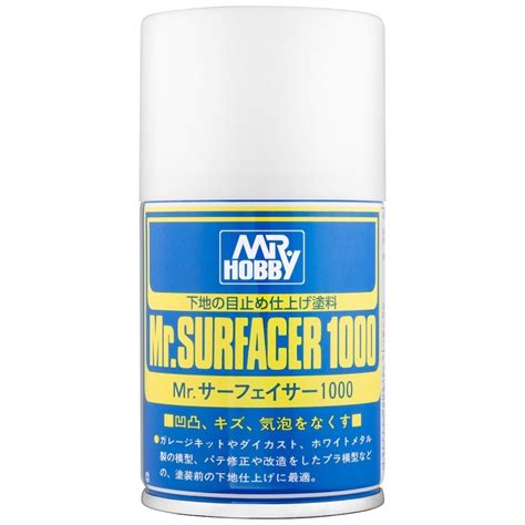 Mr Surfacer 1000 Grey Primer Spray 100ml Gsi B505 Gunze Sangyo