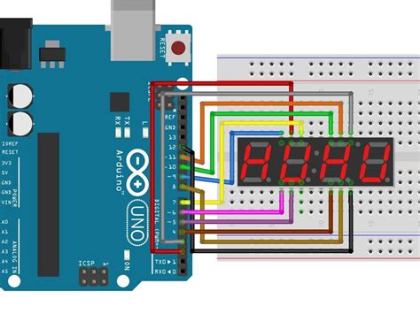 Arduino 4 Digit 7 Segment Led Display Arduino Simple Arduino Images