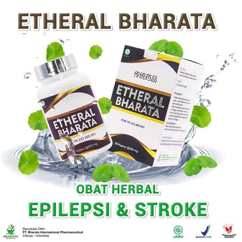 Jual Obat Stroke Ringan Berat Etheral Bharata Kemasan Mg Isi