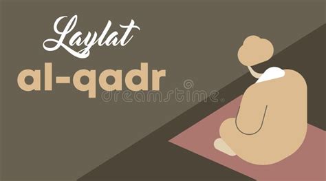 Laylat Al-qadr Background Illustration Vector Stock Vector ...