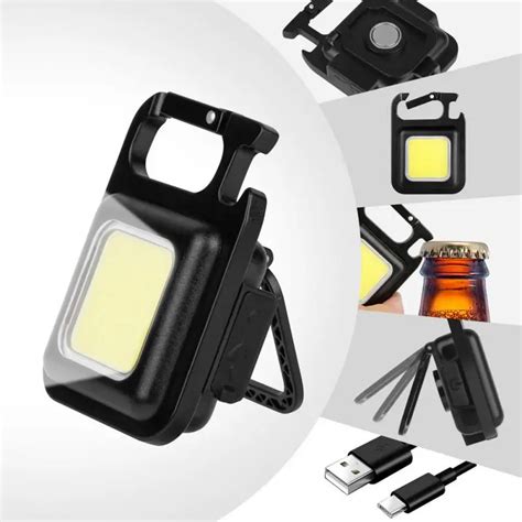 Mini Linterna LED Multifuncional COB Luz De Trabajo Llaveros