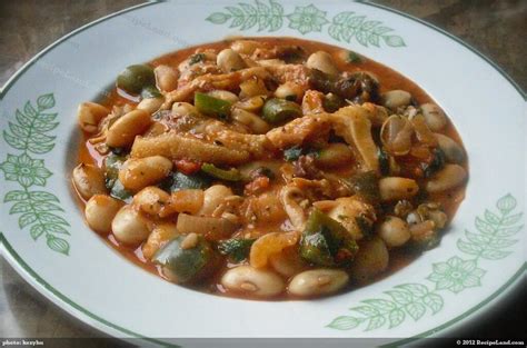 Spicy Tripe and Beans Recipe | RecipeLand