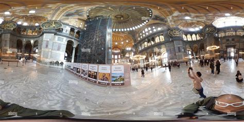 360 View Of St Sofia A Cathedral And A Mosque In Turkey Alamy