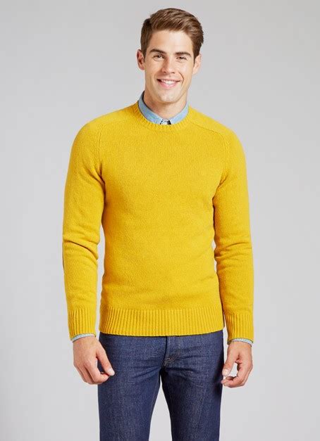 Lyst Bonobos Sweater In Yellow For Men