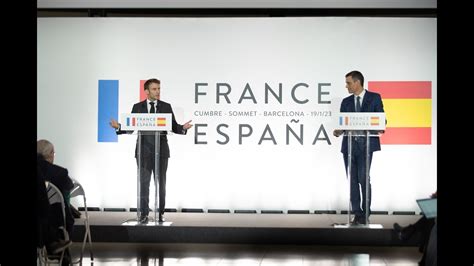 Comparecencia De S Nchez Y Macron Tras La Xxvii Cumbre Hispano Francesa