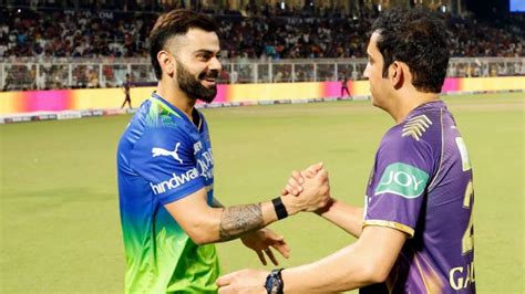 KKR vs RCB, IPL 2024: Virat Kohli's Post-match Handshake With Gautam Gambhir Goes Viral ...