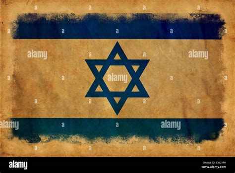 Israel grunge flag Stock Photo - Alamy