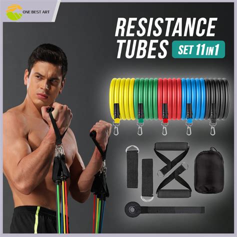 Jual Resistance Bands Set In Set Tali Pembantu Fitness