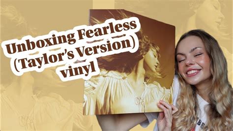 Unboxing Fearless Taylors Version Vinyl Taylor Swift Rachel Lord