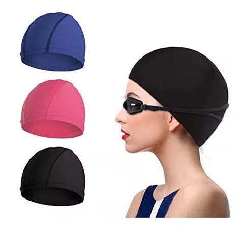 Gorro Natación Unisex Naylon Lycra Piscina Baño Adulto Niño Cuotas