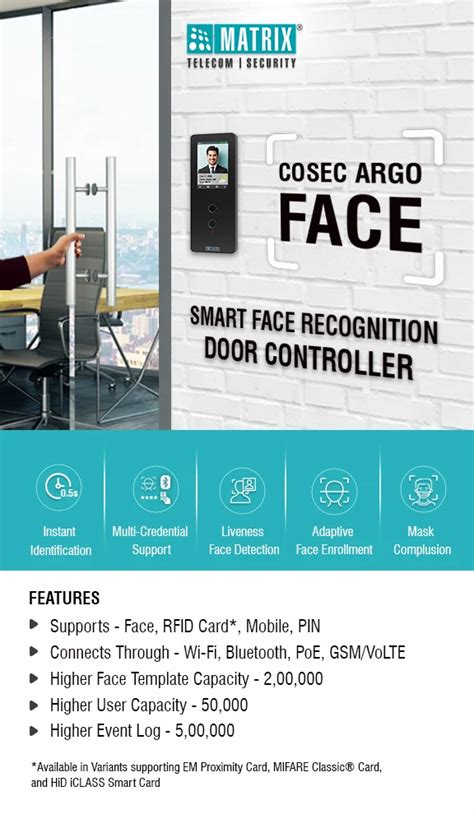 Cosec Argo Face Matrix Face Attendance Machine At Rs 29000 Piece Face