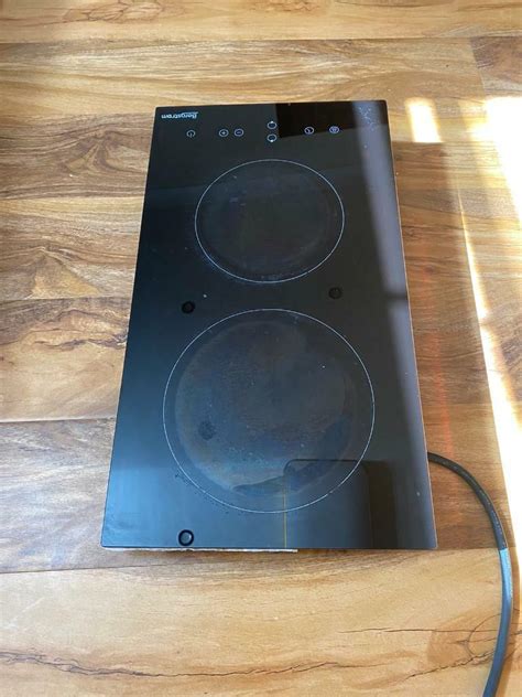 2 Rings Ceramic Touch Control Digital Hob Electric Gas In Slough