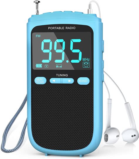 Amazon Sunoony Portable Radio Am Fm Mah Rechargeable Battery