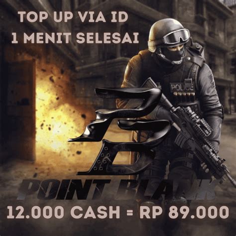 Jual TopUp Cash POINTBLANK PB CASH ZEPETTO Via ID PROSES CEPAT Dan AMAN