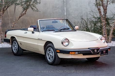 1983 Alfa Romeo Spider Veloce Convertible Beverly Hills Car Club