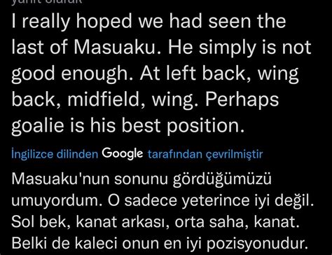 Ibrahim Aktan On Twitter Arthur Masuaku Uyar M Gelsin Daha Da