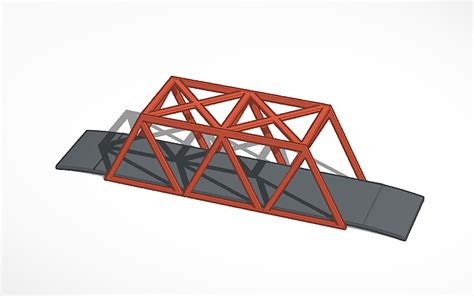 3D design Truss Bridge | Tinkercad