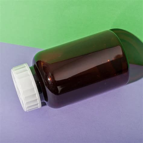 Pet Plastic Amber Cc Capsule Bottle Ukpack