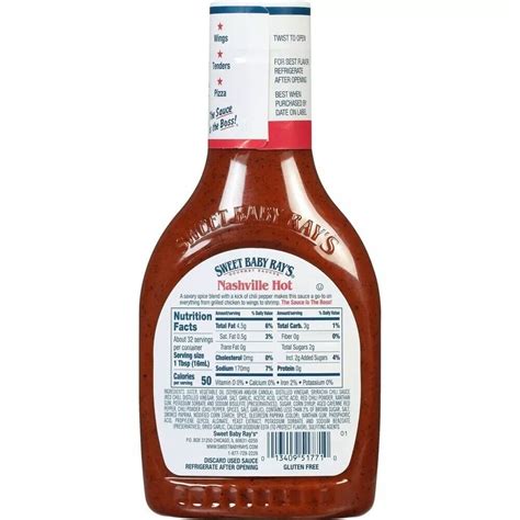 Sweet Baby Ray S Barbecue WING Sauce NASHVILLE HOT 16 Oz 2 Pack JU 2024